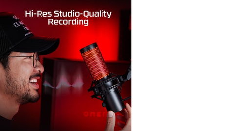 HyperX QuadCast 2S USB Table Microphone 20–20000 Hz Black Wired