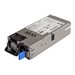 Front angle of QNAP PWR-PSU-300W-DT02 power supply with silver casing