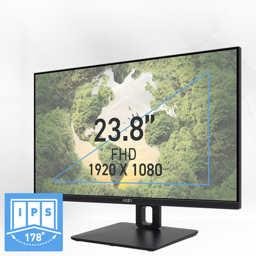 MSI (PRO MP245PG) 24 Inch Monitor, 1920 x 1080 pixels, Full HD, LCD