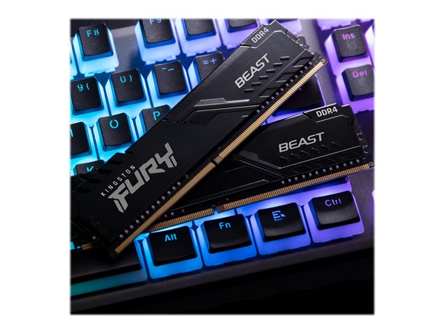 Kingston KF432C16BBK2/16 FURY Beast 16GB (2x8GB) DDR4 3200 MT/s DIMM Desktop Memory