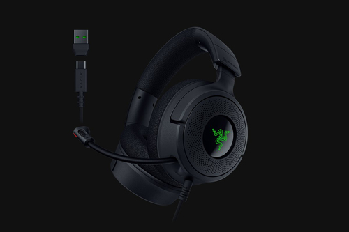 Razer Kraken V4 X, Wired, 12 - 20000 Hz, Gaming, Headset/Headphones, Black