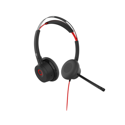 V7 HU621 Premium Headset ANC, USB-A/C , Wired, 20 - 20000 Hz, Headset/Headphone