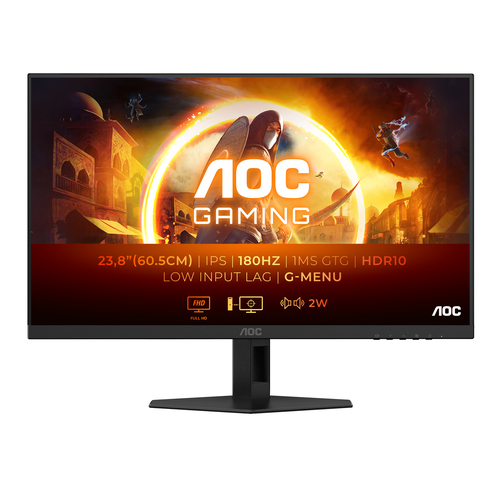 AOC (24G4XE), 23.8", 1920 x 1080 pixels, Full HD, LCD Monitor