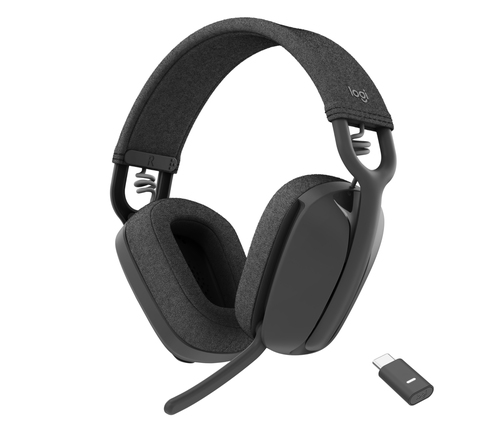 Logitech Zone Vibe Wireless UC, Headset/Headphone, Graphite