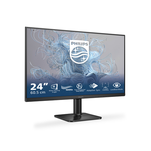 Philips 1000 series (24E2N1100LB/00), (23.8"), 1920 x1080pixels, FHD LCD Monitor