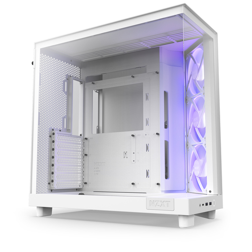 NZXT H6 Air Flow ATX, micro ATX, Mini-ITX, Steel, Tempered glass Midi Tower Case