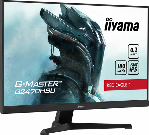iiyama G-MASTER, Fast IPS G2470HSU Red Eagle, (23.8"), FHD, LCD Monitor