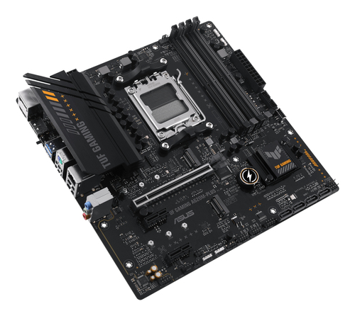 ASUS TUF Gaming A620M-PLUS dual M.2 PCIe 4.0 slots layout