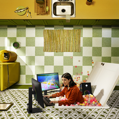 HP OMEN, 27 inch FHD 165Hz Gaming Monitor - LCD,  Black