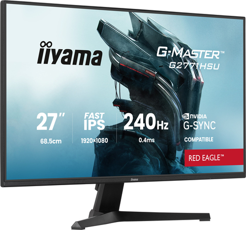 iiyama G-MASTER Full HD monitor on gaming desk setup