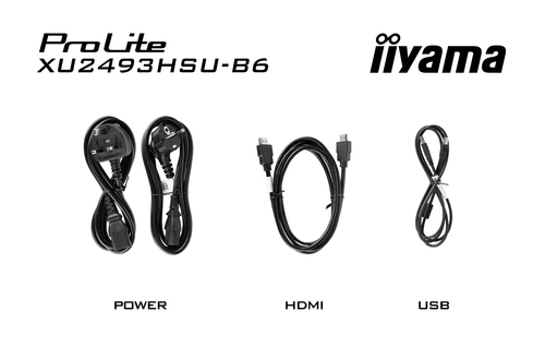 iiyama ProLite, 60.5 cm (23.8"), 1920 x 1080 pixels, LED, Full HD IPS-monitor