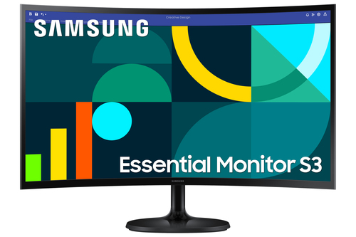 Samsung 27" S36GD FHD Curved Monitor, 1920 x 1080 pixels, LED