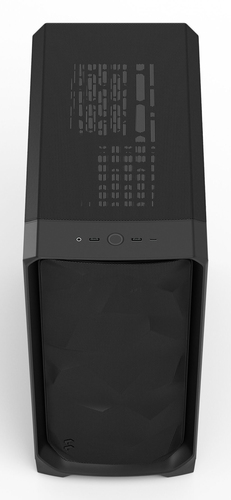 Close Up Of Front Fans And Aerodynamic Design Of Meshify 3 Tower