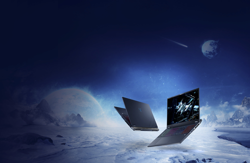 Acer Predator Helios Neo 18 angled profile showing slim gaming design