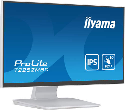 iiyama ProLite T2252MSC-W2 21.5" Touch Monitor close-up of edge-to-edge glass design