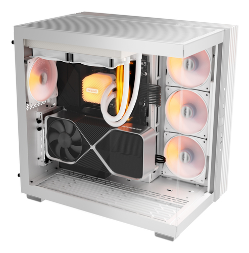 be quiet! LIGHT BASE 600 LX White, Glass, SGCC, Gaming Midi Tower Case