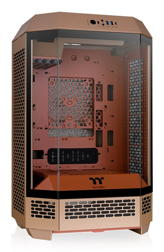 Thermaltake Tower 300 Gravel Sand horizontal placement with Chassis Stand Kit installed
