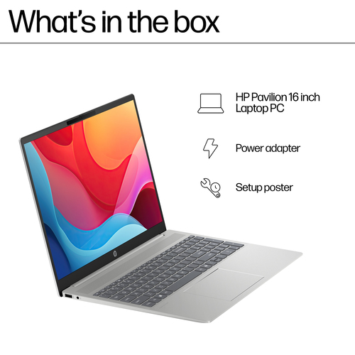 HP Pavilion 16-ag0006na, AMD Ryzen™ 5, 3.2 GHz 16" 1920 x 1200, 8 GB 512 GB