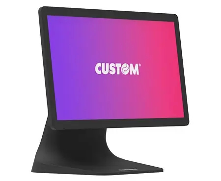 CUSTOM ARAGON 15.6 inch touchscreen POS system with compact LCD for shop counters