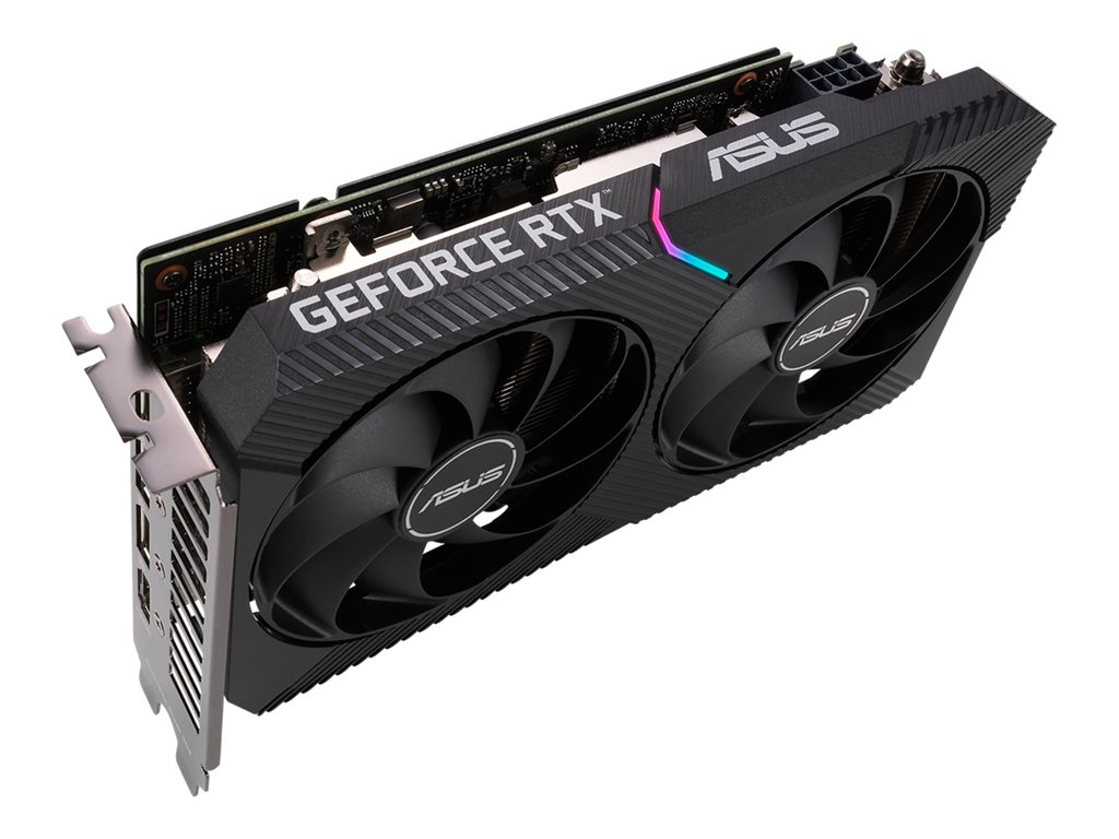 ASUS DUAL-RTX3060-O12G-V2-OC 12GB GDDR6 PCIe 4.0 x4 Graphics Card