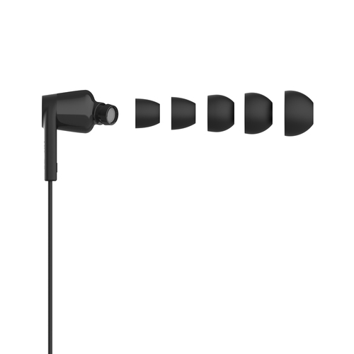 Belkin SoundForm, Wired, Headset/Earphones, Black