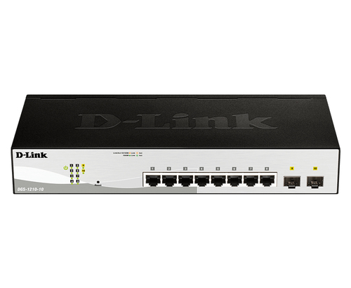 D-Link 10-Port Gigabit 2 SFP ports, L2, Smart Managed Switch