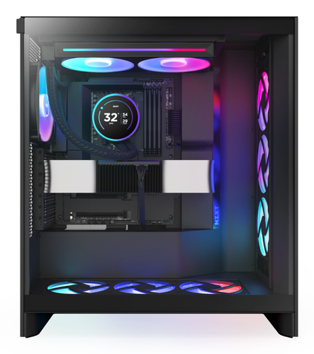 NZXT Kraken Elite 280 RGB, All-in-one liquid cooler, 14 cm RL-KR28E-B2 Black