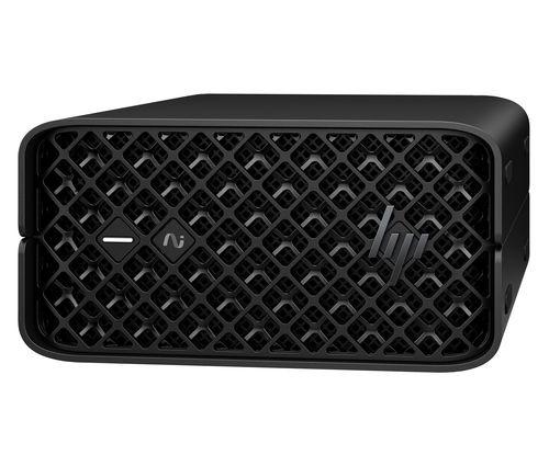 HP Z2 G1a black mini PC with Windows 11 Pro installed, 32GB/1TB