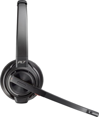 POLY Savi 8220 UC DECT USB-A, Wireless, 1880-1900 MHz, Headset/Headphones, Black