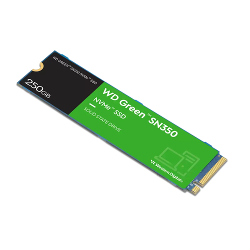Western Digital Green SN350 250GB M.2 NVMe SSD 2400MB/s Reliable Storage