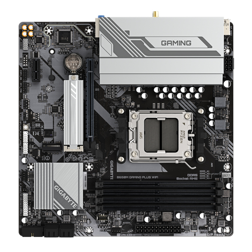 Gigabyte B650M GAMING PLUS WIFI Micro ATX AM5 Motherboard