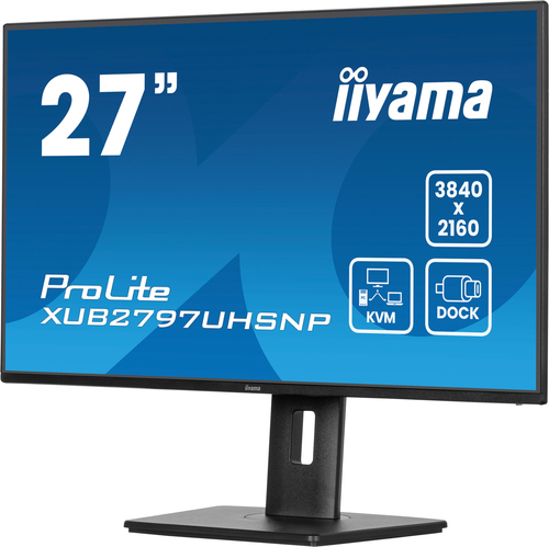 iiyama ProLite, 68.6 cm (27"), 3840 x 2160 pixels, 4K Ultra HD, LED Monitor