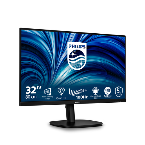 Philips 3000 series 32B2N3500/00 31.5" 2560 x 1440 pixels LCD Monitor Black