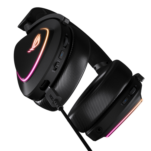 ASUS ROG DELTA II, Wired & Wireless, Gaming, 20 - 20000 Hz, Headset/Headphones, Black