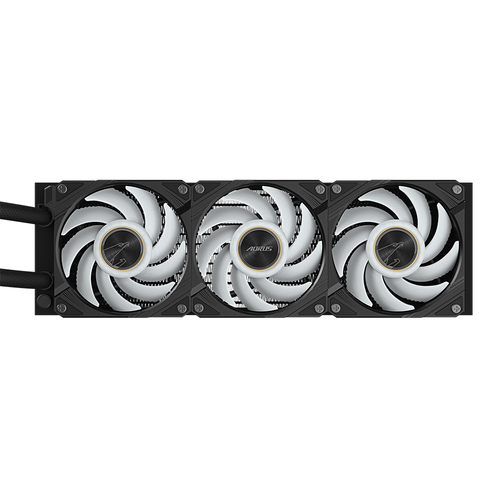 GIGABYTE AORUS WATERFORCE X II 360 AIO Liquid CPU Cooler - 3x120mm ARGB Fans