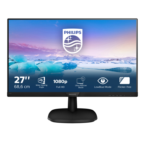 Philips V Line Full HD LCD monitor 273V7QDSB/00, (27"), 1920 x 1080 pixels, LED