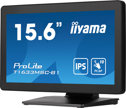 iiyama ProLite 15.6" 1920 x 1080 pixels Full HD LCD Monitor Black