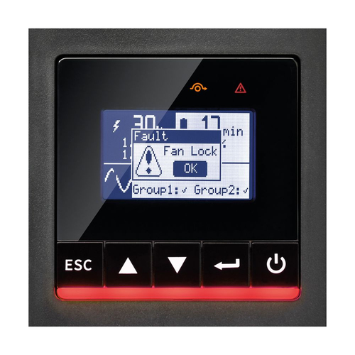 Eaton 9PX6KIRTNG2 6000W UPS rear cooling fan layout