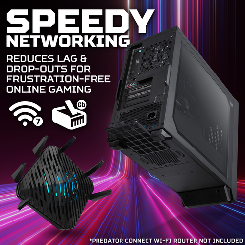 Acer Predator PO3-665 Intel® Core™ i5, i5-14400F, 16 GB, 512 GB, Windows 11 Home