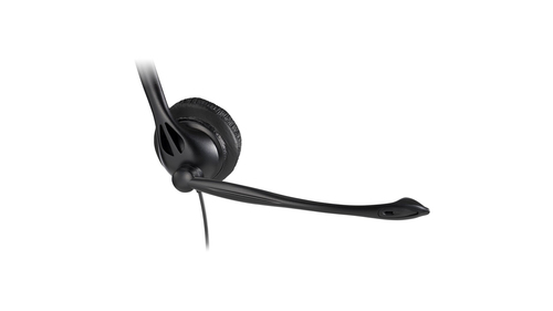 Kensington USB Mono with Inline Controls, Wired, Headset/Headphones, Black