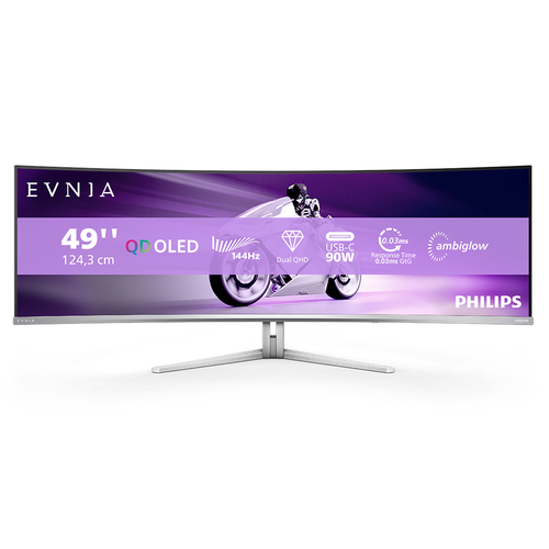 Philips Evnia 8000 (49M2C8900L/00), 124.2 cm (48.9"), Dual QHD, QD-OLED, Monitor