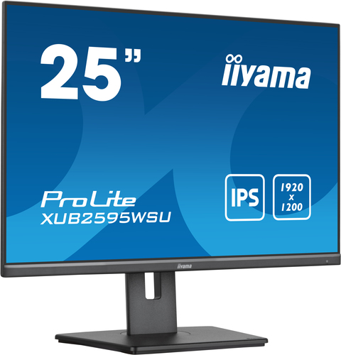 iiyama ProLite IPS, 63.5 cm (25"), 1920 x 1200 pixels, LED, Monitor