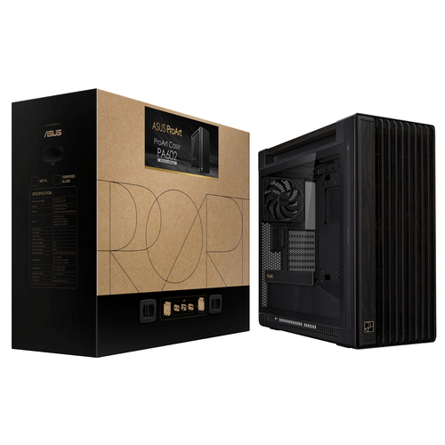 ASUS ProArt PA602 Wood Edition, Midi Tower Case