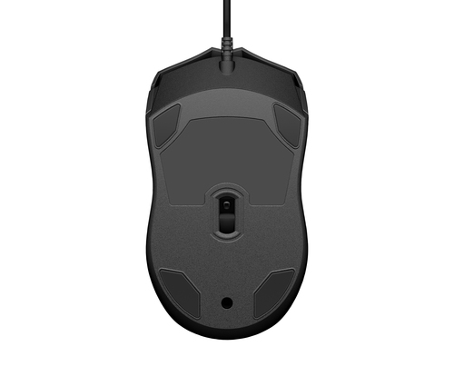 HP Wired Mouse 105, Ambidextrous, Optical, USB/A, 1600 DPI, Black