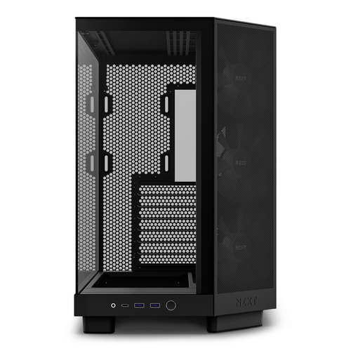 NZXT H6 Flow RGB, ATX, micro ATX, MiniITX, Steel, Tempered glass Midi Tower case