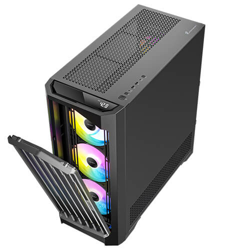 Antec Performance 1 FT ARGB, Glass, Plastic, Steel, Full Tower Case
