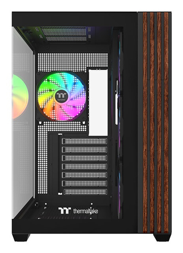 Side view of Thermaltake View 380 WS ARGB showing dual-chamber design