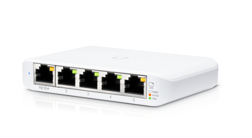 Ubiquiti UniFi Flex Mini, Gigabit PoE, Managed Network Switch