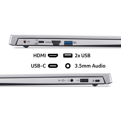 Acer Aspire Lite 15.6" Intel N150 4GB, 128GB SSD Windows 11 Notebook Full HD