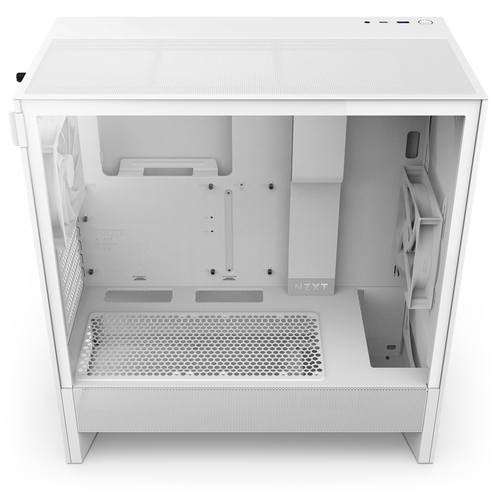 NZXT H5 Flow White, ATX, EATX, micro ATX, Micro-ITX, Gaming, Midi Tower Case